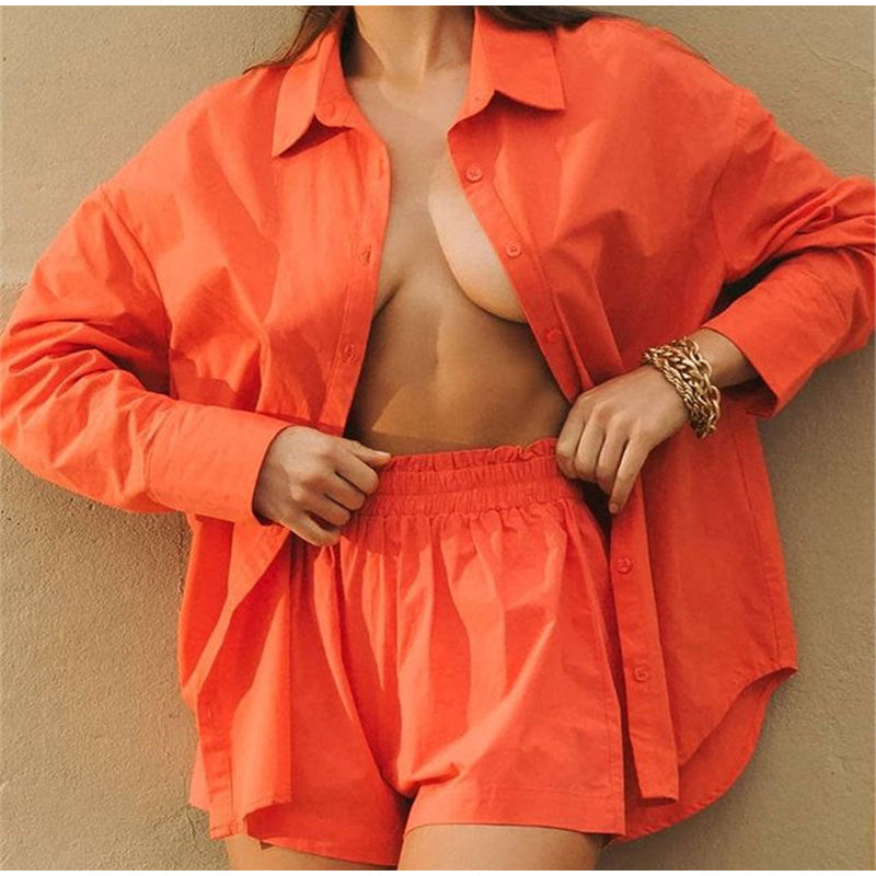Casual Two Piece Summer Long Sleeve